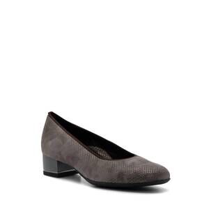 NEW ARA women's gabrielle sp block heel pump in street suede